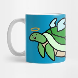 Green Angel Turtle Mug